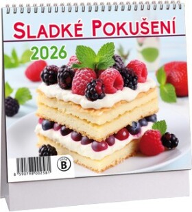 Stolní kalendář ARIA 2026 MINI - Sladké pokušení