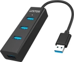 Unitek Y-3089 černá / USB hub / 4x USB 3.0 / LED indikace (Y-3089)