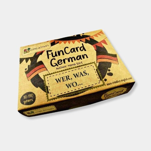 Fun card German Wer, Was, Wo...