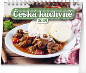 Kalendář 2025 stolní: Česká kuchyně,