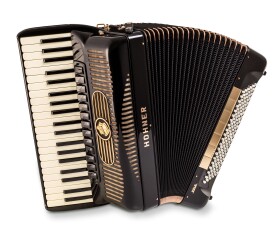 Hohner Gola 414, black with chin register - no blind