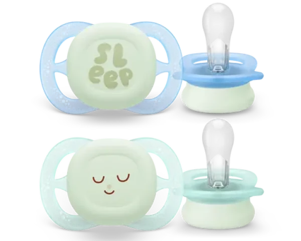 Philips Avent SCF075/18 / Dudlík / Svítící / 0-2 m / chlapec, 2 ks