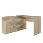 Psací stůl rohový Dany sonoma/antracit