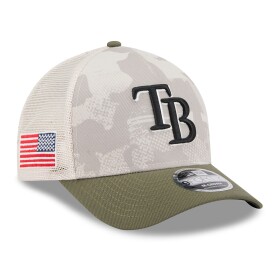 New Era Pánská kšiltovka Tampa Bay Rays MLB 2025 Armed Forces 9FORTY M-Crown A-Frame Snapback