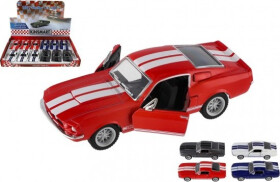 Auto Kinsmart Shelby GT-500 kov/plast 13cm na zpětné natažení