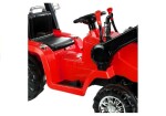 Mamido Dětský elektrický traktor Power s radlicí červený