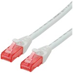 Roline 21.15.2561 RJ45 síťové kabely, propojovací kabely CAT 6 U/UTP 1.00 m bílá nestíněný, bez halogenů, samozhášecí 1 ks