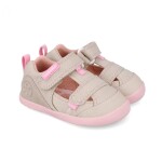 Dívčí barefoot sandály LONA BASICA BEIGE Y ROSA Biomecanics 262191-F884 - 23