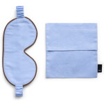 HAY Maska na spaní Outline Soft Blue, modrá barva, textil