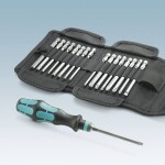 Wera Kraftform Kompakt 400 RA Set Imperial 1 bitový šroubovák 17dílná křížový PH, TORX, inbus, vnitřní čtyřhran, plochý