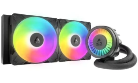 ARCTIC Liquid Freezer III Pro - 280 A-RGB černá / 2x 140mm / 2500 RPM / 110 CFM / AMD + Intel (ACFRE00183A)
