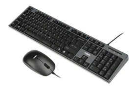 IBOX IKMS606 černá / Sada klávesnice a myši / drátová / USB / 800 DPI / membránová (ikms606)