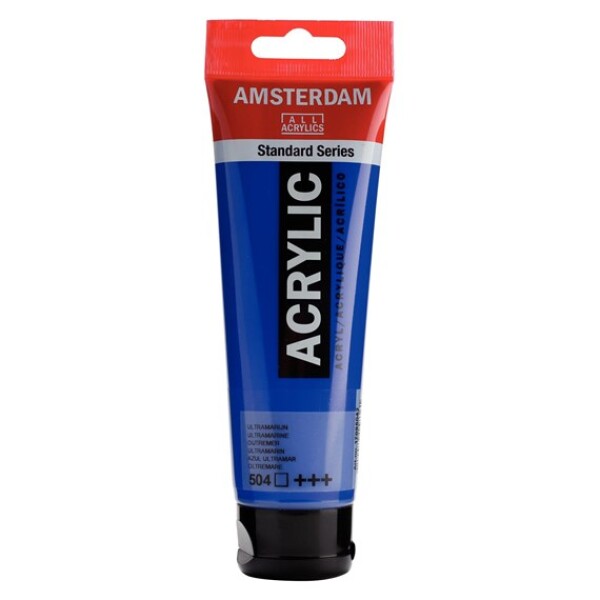 Royal Talens Amsterdam 120 ml, 504 Ultramarine