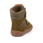 Chlapecké zimní barefoot boty TEX WINTER Olive Froddo G3160247-1 - 32