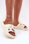 Pěnové Pantofle S Připínáky Ecru Redienna 40/41