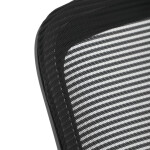 Kancelářská židle, houpací mechanismus, černá síťovina, KA-S3015 BK