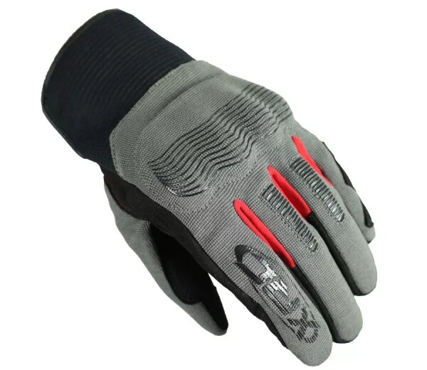 Pánské rukavice na moto Xrc Brrison black/grey - XL / šedá