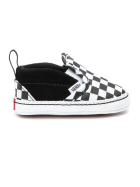 Vans Slip-On V Crib (Checker) Black/TrueWhite dětské boty - 16EUR