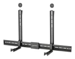 Manhattan Univerzální držák pro soundbar černá / Držák / na zeď i VESA / nosnost 15 kg / nastavitelný (461849)