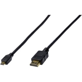 Digitus HDMI kabel Zástrčka HDMI-A, Zástrčka HDMI Micro-D 2.00 m černá AK-330109-020-S pozlacené kontakty HDMI kabel - Digitus Assmann AK-330109-020-S