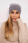 Milano fleecová čepice K203 grey melange+grey UNI