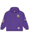 Mitchell & Ness Pánská mikina Minnesota Vikings NFL Triple Check Hoodie Velikost: 2XL