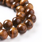 Přírodní tygří oko - třída A+ - ∅ 8 mm - 1 ks