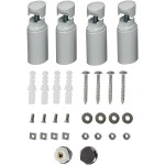 CERANO - Koupelnový radiátor Lincoln - středové připojení 50mm/boční - 484W - bílá lesklá - 1600x500 mm CER-429583