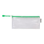 Djois obálka se zipem, DL, PVC síťovina, zelená, 8 ks