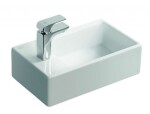 IDEAL STANDARD - Strada Umývátko 45x27x13 cm, 1 otvor pro baterii, s Ideal Plus, bílá K0817MA