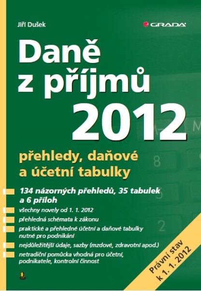 Daně z příjmů 2012 - Jiří Dušek