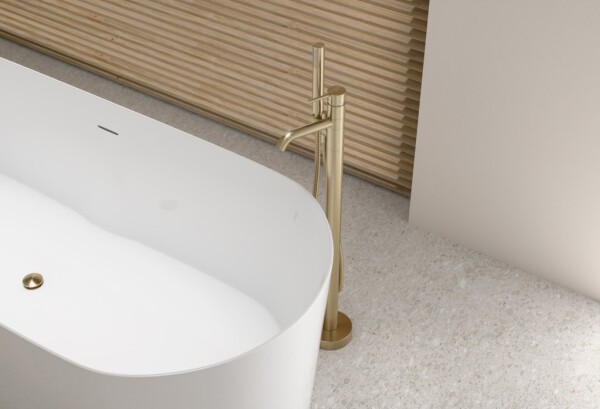 NOVASERVIS - Vanová baterie stojící Ciriculus, brushed gold BCK11FBG