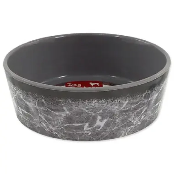 Dog Fantasy Miska vzor mramor šedá 12.5cm 300 ml (454-807001)