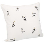 Räder Bavlněný polštář Snowy Day 50 × 50 cm, bílá barva, textil