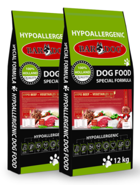 BARDOG HYPO BEEF – VEGETABLES 50 2 x 12 kg