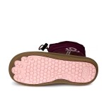 Dívčí zimní barefoot boty s membránou Bugga RUBA Fuchsia B00197-07 - 32