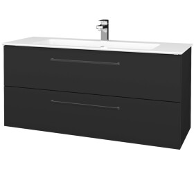 Dřevojas - Umyvadlová skříňka GIO SZZ2 120 - N03 Graphite / Úchytka T06 / N03 Graphite 406141H