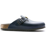 Dámské dřeváky Birkenstock Boston ESD Blue z přírodní kůže úzké úzké (0061388) 42