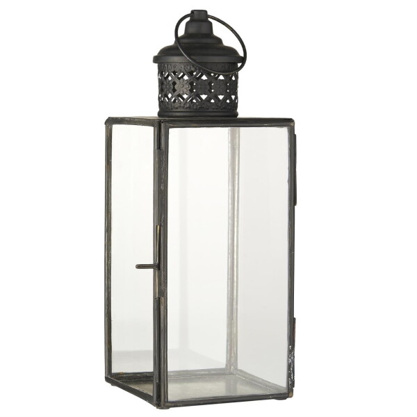 Ib Laursen Lucerna Filigran in Top, černá barva, čirá barva, sklo, kov