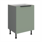 Spodní skříňka Aria ANT 60 D 1F BB Barva korpusu: Antracit, Barva dvířek: BL - Black AFM