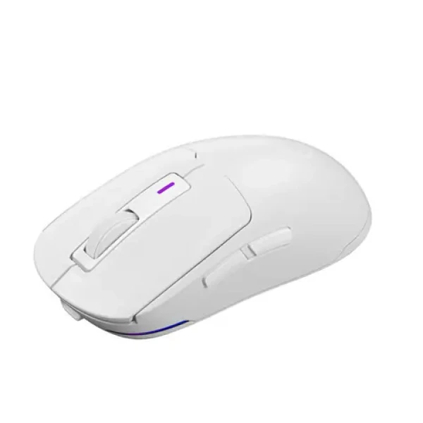 Lorgar MSA10W bílá / bezdrátová herní myš / USB-C / 2.4GHz / Bluetooth 5.3 / 12000 DPI (LRG-MSA10W-WH)