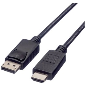 Roline green DisplayPort kabel Konektor DisplayPort, Zástrčka HDMI-A 2.00 m černá 11.44.5781 stíněný, bez halogenů, krytí TPE Kabel DisplayPort