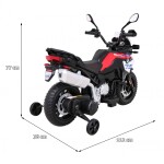 Mamido Dětská elektrická motorka BMW F850 GS červená