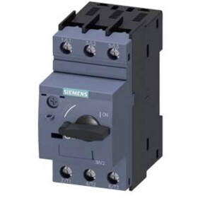 Siemens 3RV2021-1HA10 výkonový vypínač 1 ks Rozsah nastavení (proud): 5.5 - 8 A Spínací napětí (max.): 690 V/AC (š x v x h) 45 x 97 x 97 mm