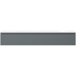 MEXEN/S - Orio koupelnová skříňka 140 cm s umyvadlem Vela, 1 šuplík, grafit mat/bílá mat 91A10-14023-1-BF66-W23M01