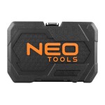 NEO TOOLS 10-004 / Sada nástrčných hlavic / chrom-vanadiová ocel / kufřík (10-004)