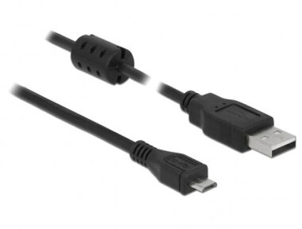 Delock Kabel USB 2.0 Typ-A (M) - USB 2.0 Micro-B (M) 1.5m černá (84902)