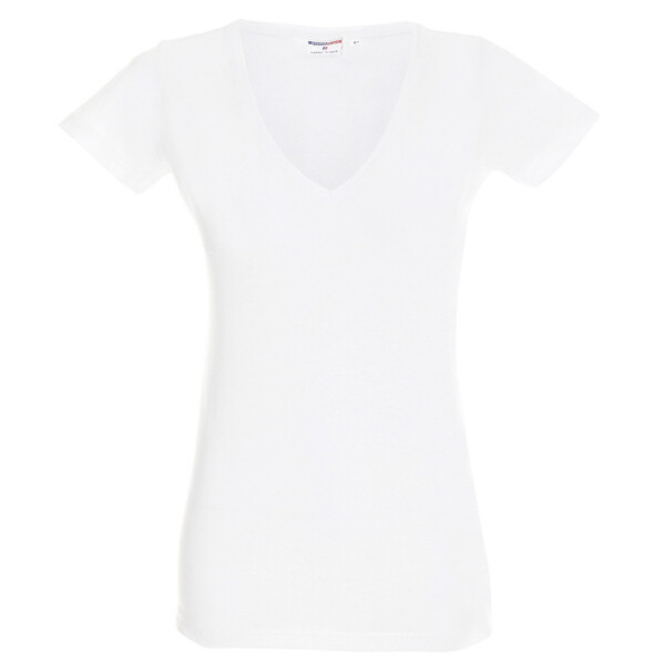 Dámká hlenka/košilka V-neck 22200 bílá XL