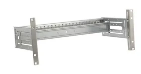 EFB nosič DIN lišty pro 19" rozvaděč / Nosič DIN lišty / 4U / šířka 435 mm / stříbrná (53719.1V2)