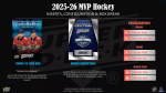 Hokejové karty NHL 2025-26 Upper Deck MVP Hockey Gravity Retail Balíček